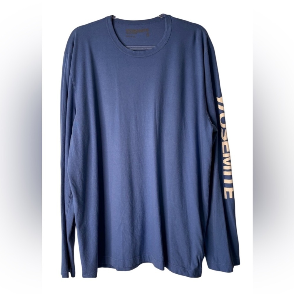 James Perse Yosemite Blue Long Sleeve Tee